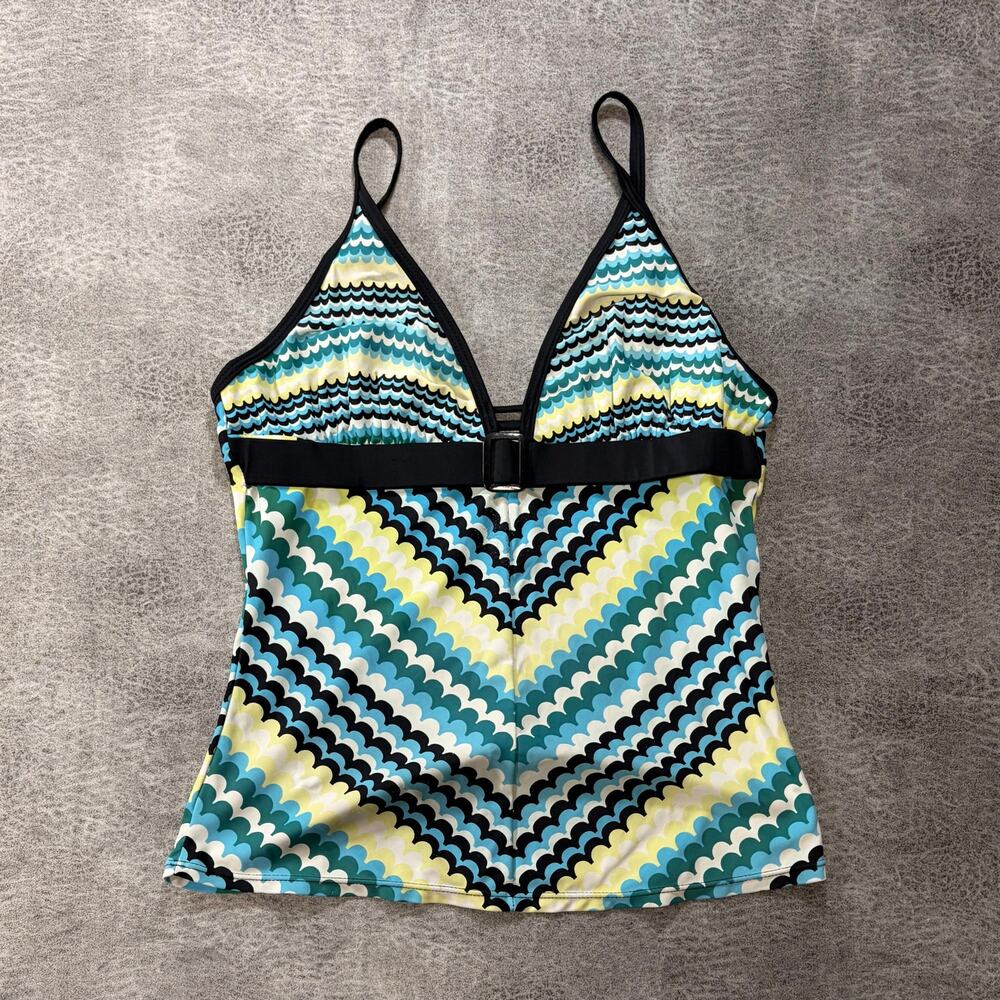 Y2k Whimsy Striped Buckle Tankini